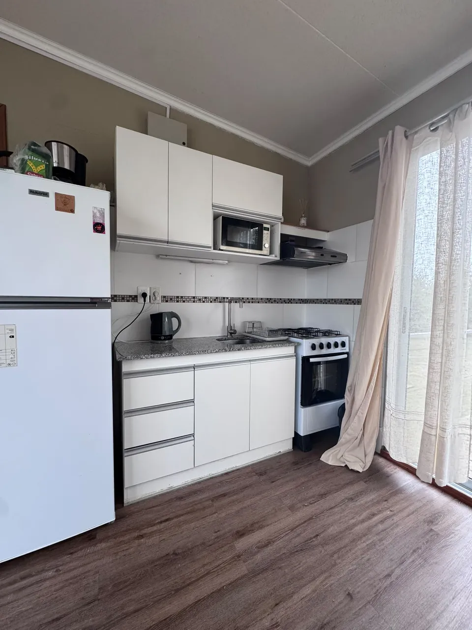 Vista de la cocina de Casa Arazá